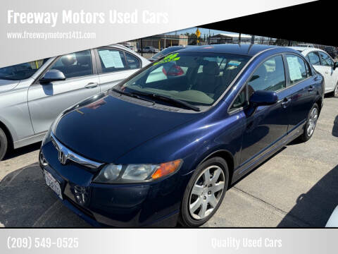 2006 Honda Civic for sale at Freeway Motors Used Cars in Modesto CA
