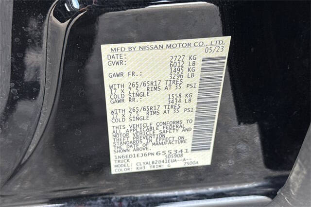 2023 Nissan Frontier SV