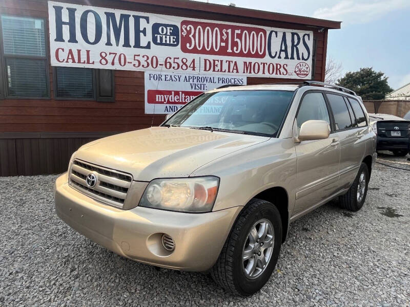 2005 Toyota Highlander for sale at Delta Motors LLC in Bono AR