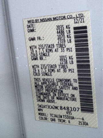 2021 Nissan Rogue SL