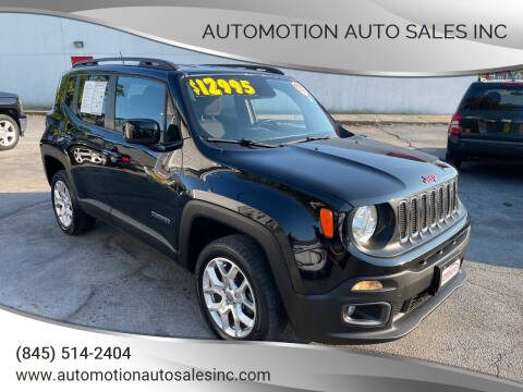 2016 Jeep Renegade for sale at Automotion Auto Sales Inc in Kingston NY