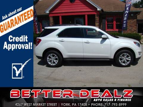 2017 Chevrolet Equinox for sale at Better Dealz Auto Sales & Finance in York PA