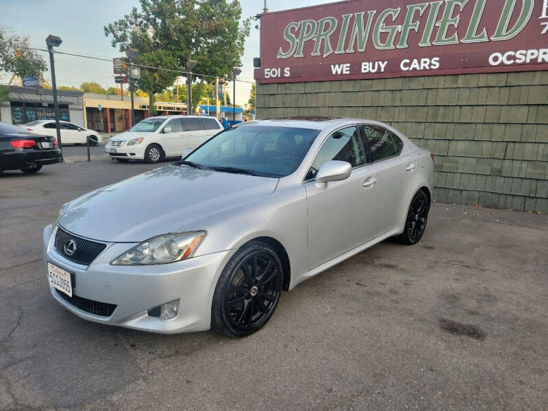 2006 Lexus IS 250 for sale at SPRINGFIELD BROTHERS LLC in Fullerton CA