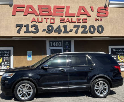 2019 Ford Explorer for sale at Fabela's Auto Sales Inc. in South Houston TX