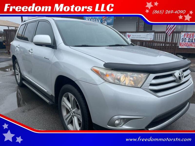 2012 Toyota Highlander for sale at Freedom Motors LLC in Knoxville TN