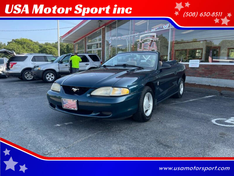 1995 Ford Mustang for sale at USA Motor Sport inc in Marlborough MA