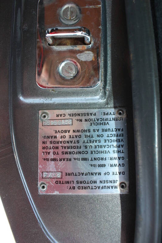 1974 Jensen Interceptor