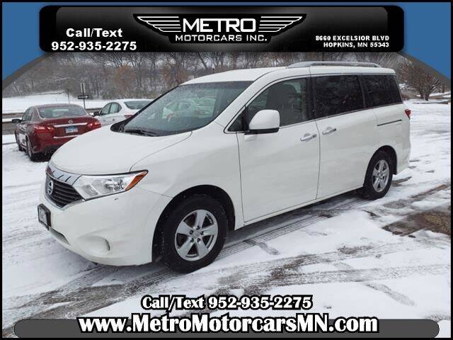 2014 Nissan Quest for sale at Metro Motorcars Inc in Hopkins MN
