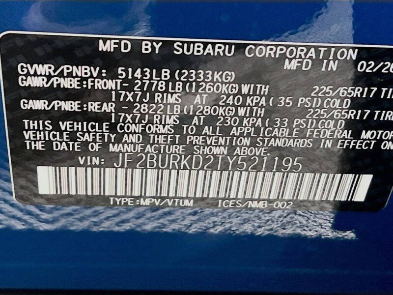 2026 Subaru Outback Wilderness