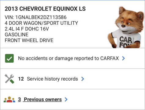 2013 Chevrolet Equinox LS