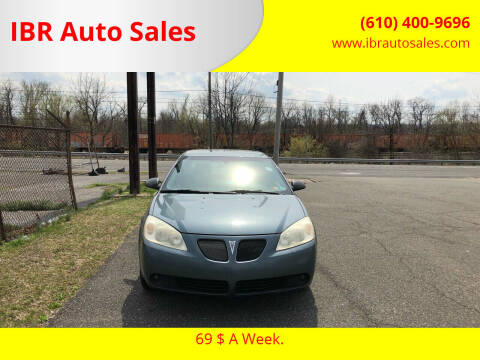 2006 Pontiac G6 for sale at IBR Auto Sales in Pottstown PA