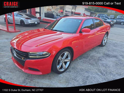 2016 Dodge Charger for sale at CRAIGE MOTOR CO in Durham NC