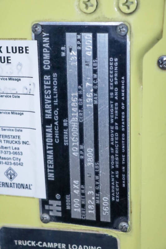 1974 International 100