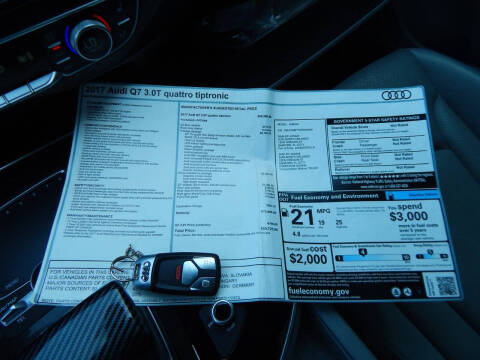 2017 Audi Q7 3.0T quattro Prestige