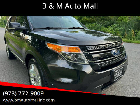 2015 Ford Explorer for sale at B & M Auto Mall in Clifton NJ