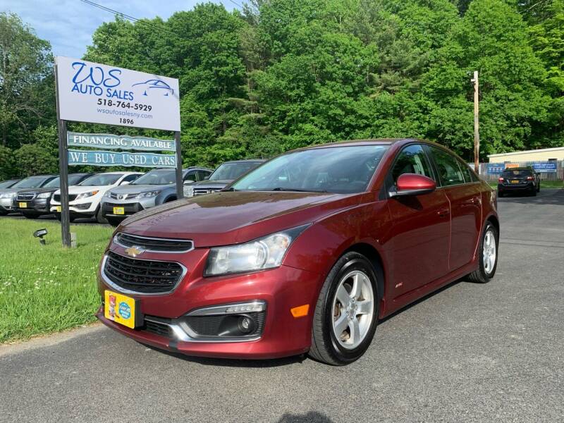 2015 Chevrolet Cruze for sale at WS Auto Sales in Castleton On Hudson NY