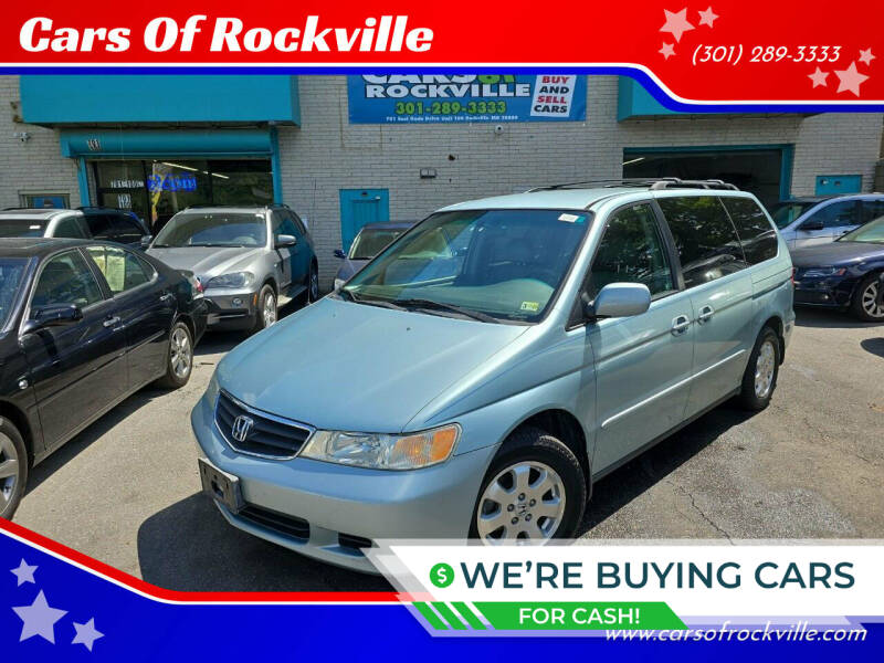 2003 Honda Odyssey for sale at Cars Of Rockville in Rockville MD