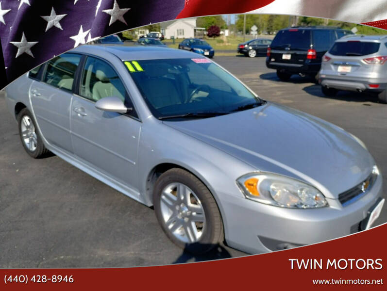 2011 Chevrolet Impala for sale at TWIN MOTORS in Madison OH