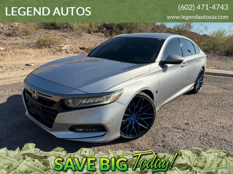 2018 Honda Accord for sale at LEGEND AUTOS in Phoenix AZ