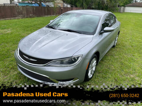 2015 Chrysler 200 for sale at Pasadena Used Cars in Pasadena TX