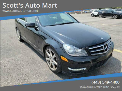 2014 Mercedes-Benz C-Class for sale at Scott's Auto Mart in Dundalk MD