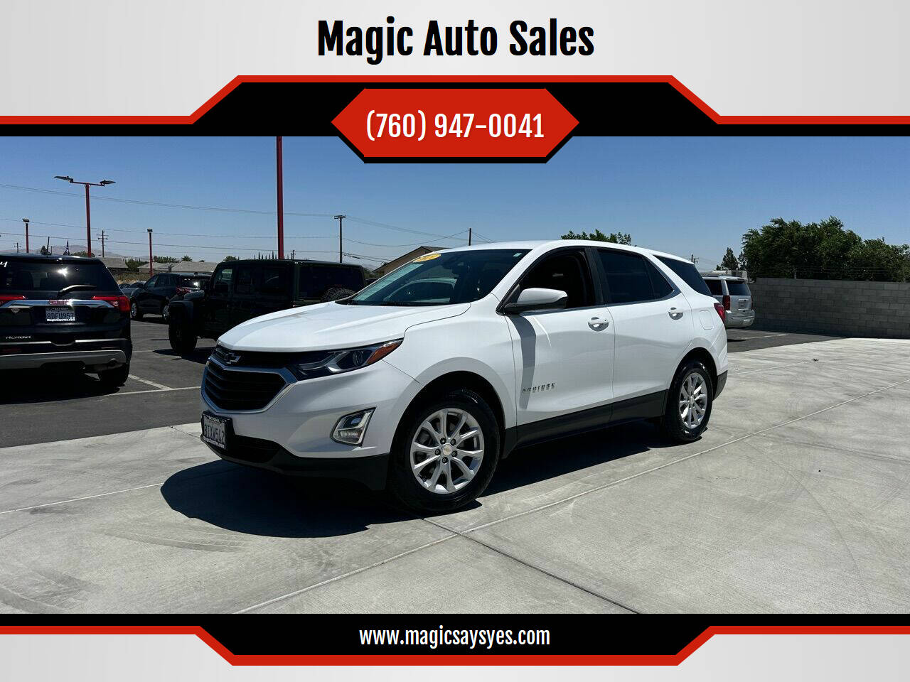 2021 Chevrolet Equinox for sale at Magic Auto Sales in Hesperia, CA