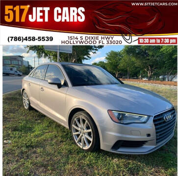 2016 Audi A3 for sale at 517JetCars in Hollywood FL