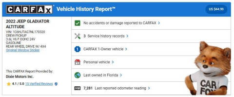 2022 Jeep Gladiator Sport