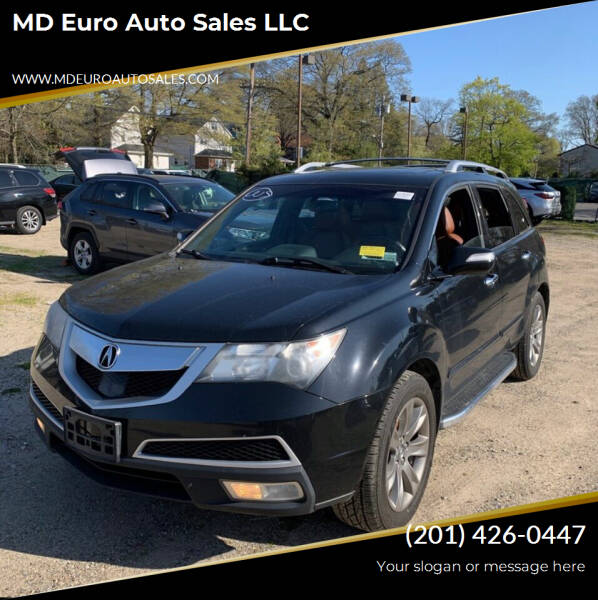 2012 Acura MDX for sale at MD Euro Auto Sales LLC in Hasbrouck Heights NJ