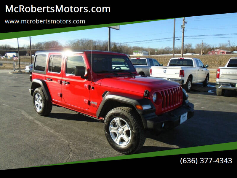 2019 Jeep Wrangler Unlimited for sale at McRobertsMotors.com in Warrenton MO