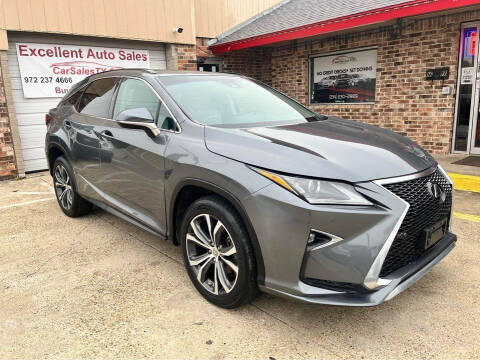 2017 Lexus RX 350 for sale at Excellent Auto Sales in Grand Prairie TX