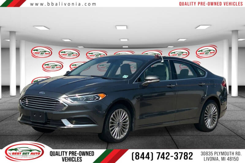 2018 Ford Fusion for sale at Best Bet Auto in Livonia MI