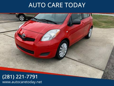 2009 Toyota Yaris for sale at AUTO CARE TODAY in Spring TX
