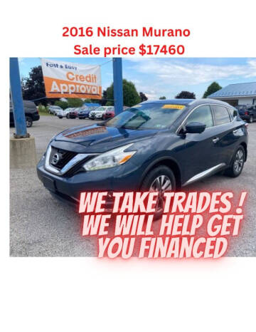 2016 Nissan Murano for sale at Corry Pre Owned Auto Sales in Corry PA