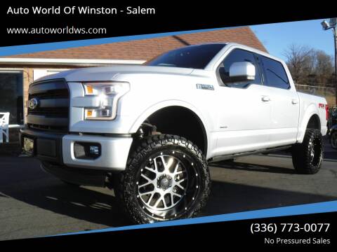 2015 Ford F-150 for sale at Auto World Of Winston - Salem in Winston Salem NC