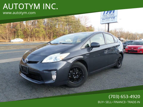 2014 Toyota Prius for sale at AUTOTYM INC. in Fredericksburg VA