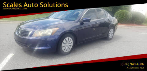 2010 Honda Accord for sale at Scales Auto Solutions in Madison NC