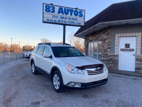 2012 Subaru Outback for sale at 83 Autos in York PA