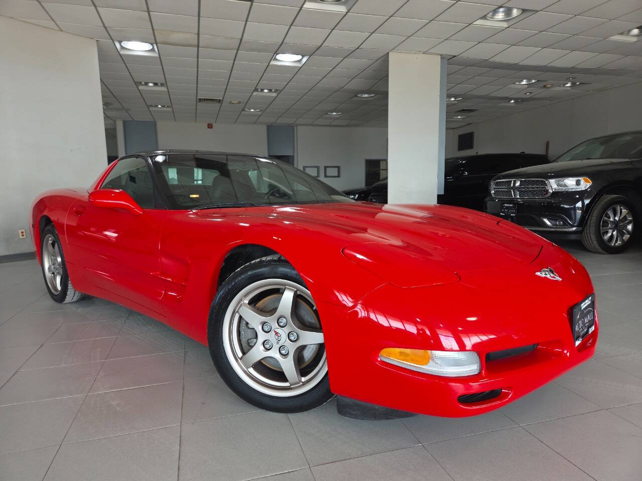 Red 2003 Chevrolet Corvette Base 2dr Coupe 1