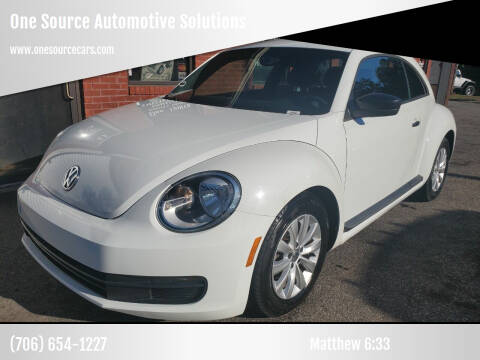 2014 Volkswagen Beetle for sale at One Source Automotive Solutions in Braselton GA