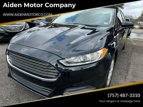 2014 Ford Fusion for sale at Aiden Motor Company in Portsmouth VA