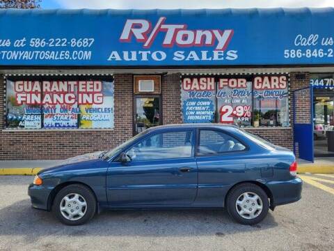 1998 Hyundai Accent for sale at R Tony Auto Sales in Clinton Township MI