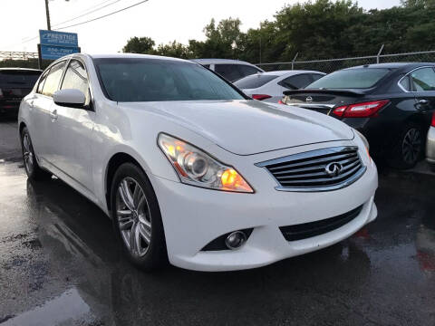 2012 Infiniti G37 Sedan for sale at Prestige Auto Sales Inc. in Nashville TN