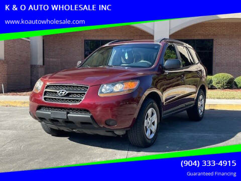 2009 Hyundai Santa Fe for sale at K & O AUTO WHOLESALE INC in Jacksonville FL