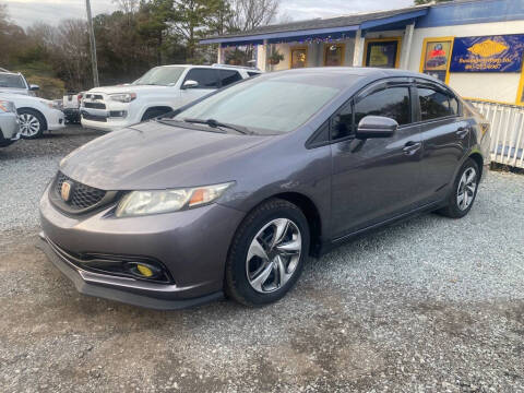 2015 Honda Civic for sale at CRC Auto Sales in Fort Mill SC