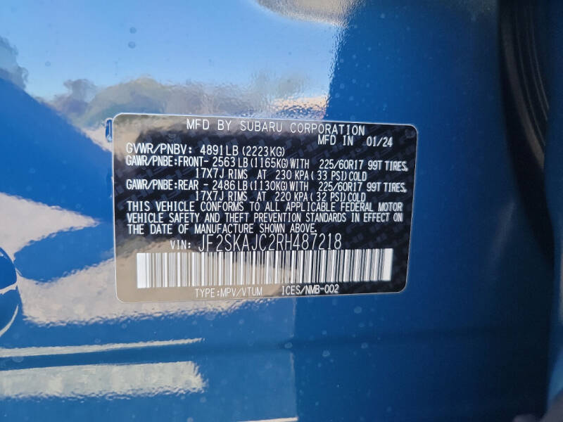 2024 Subaru Forester Wilderness