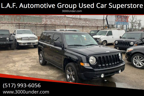 2015 Jeep Patriot for sale at L.A.F. Automotive Group Used Car Superstore in Lansing MI
