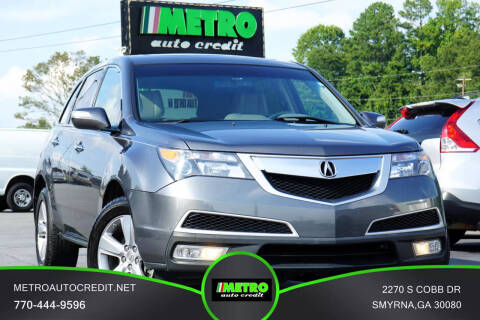 2012 Acura MDX for sale at Metro Auto Credit in Smyrna GA