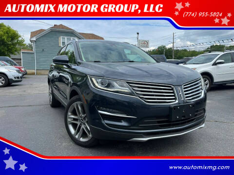 2015 Lincoln MKC for sale at AUTOMIX MOTOR GROUP, LLC in Swansea MA