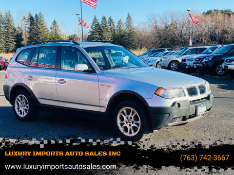 2004 BMW X3 for sale at LUXURY IMPORTS AUTO SALES INC in North Branch MN